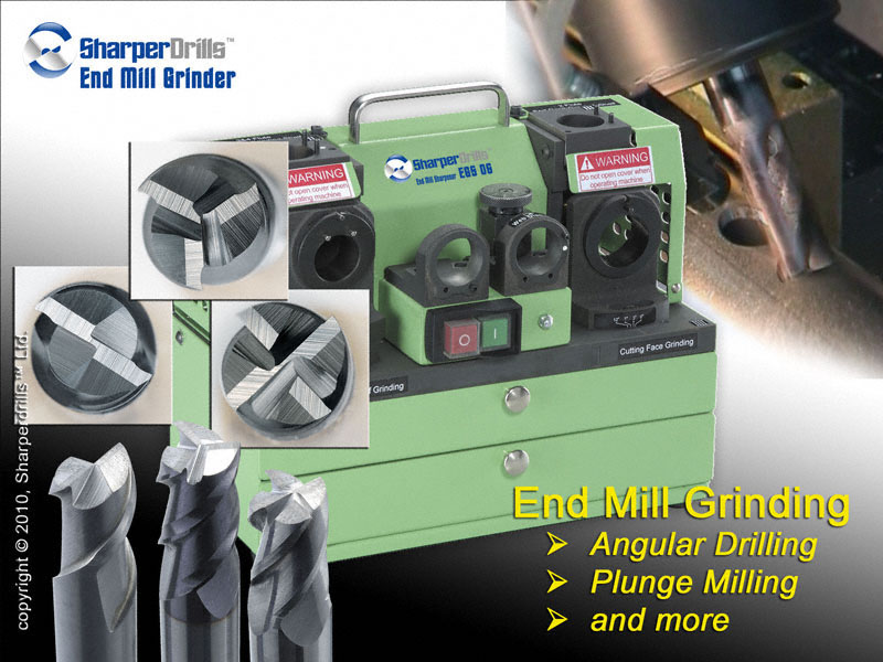 End Mill Grinder and Tip Sharpener